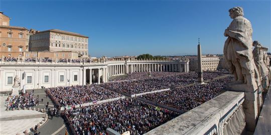 Аудиенция с папой Франциском, 15 октября 2022 г. Фото: Массимо Куатруччи / Братство «Общения и освобождения»