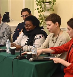 Встреча с Роуз, Альберто и Андреа из Уганды. Фото: Ольга Дубягина