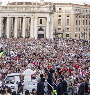 Папа Лев XIV на Юбилее церковных движений в 2025 г. Фото: Giovanni Dinatolo / Братство «Общения и освобождения»