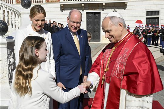 Пастырский визит в Монако, 28 марта 2026 года. Фото: Vatican Media / Catholic Press Photo